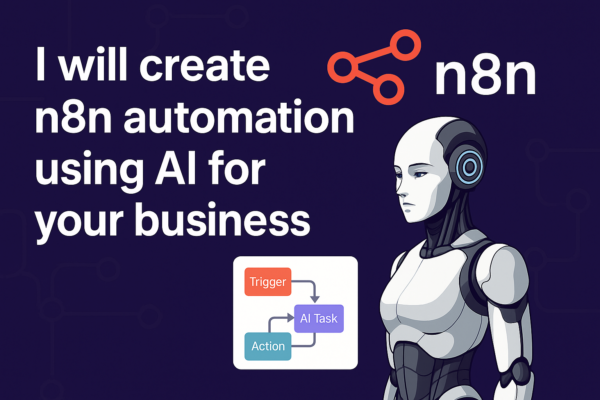 I will create N8N automation services using AI to streamline your business